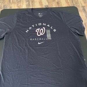 Washington Nationals Nike Dri-Fit  Short Sleeve  Shirt Men's Red Size 3XL